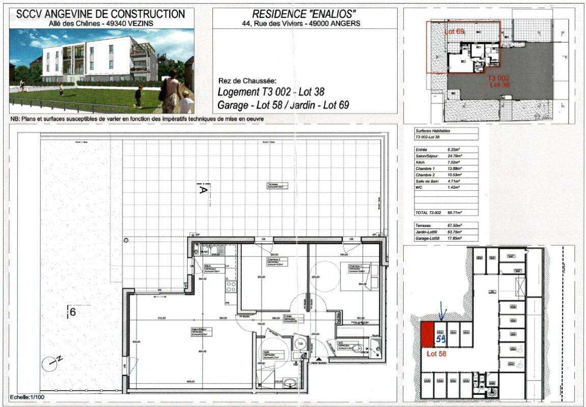 Appartement à ANGERS