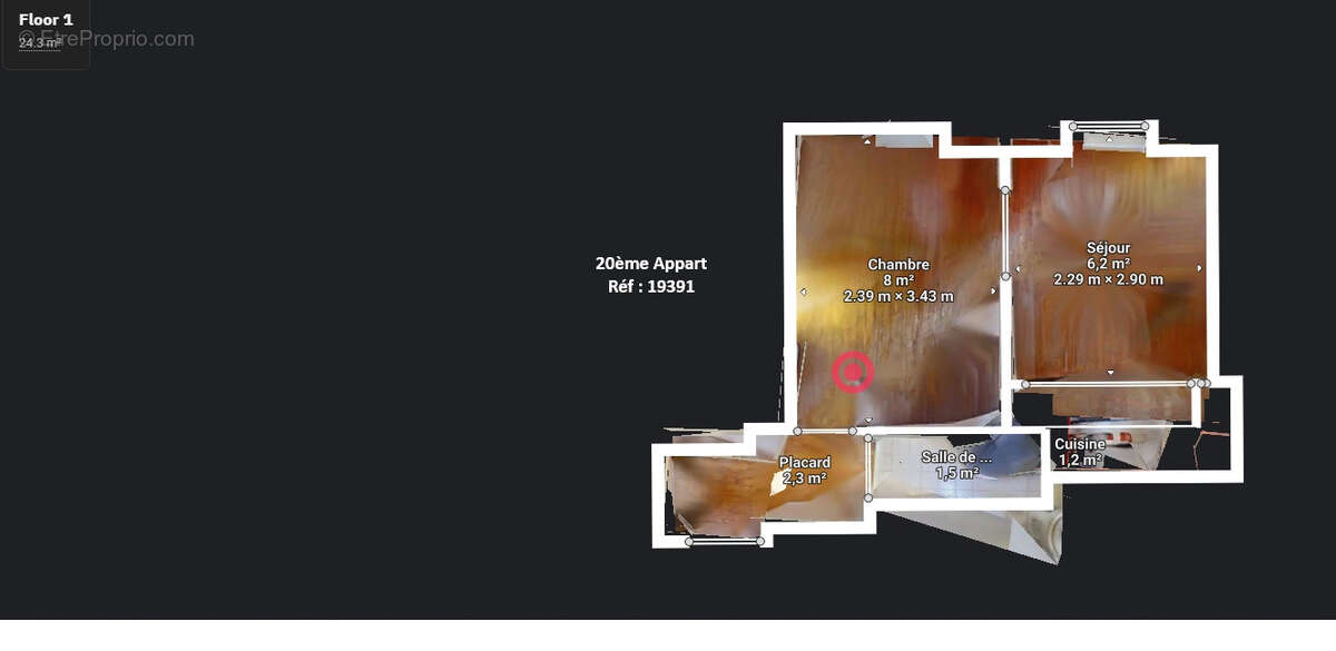 Appartement à PARIS-20E