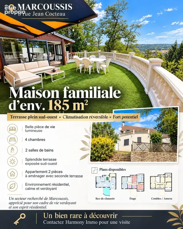 Marcoussis   maison familiale de 185 m2 avec vue exceptionnelle et terrasse - photo 30