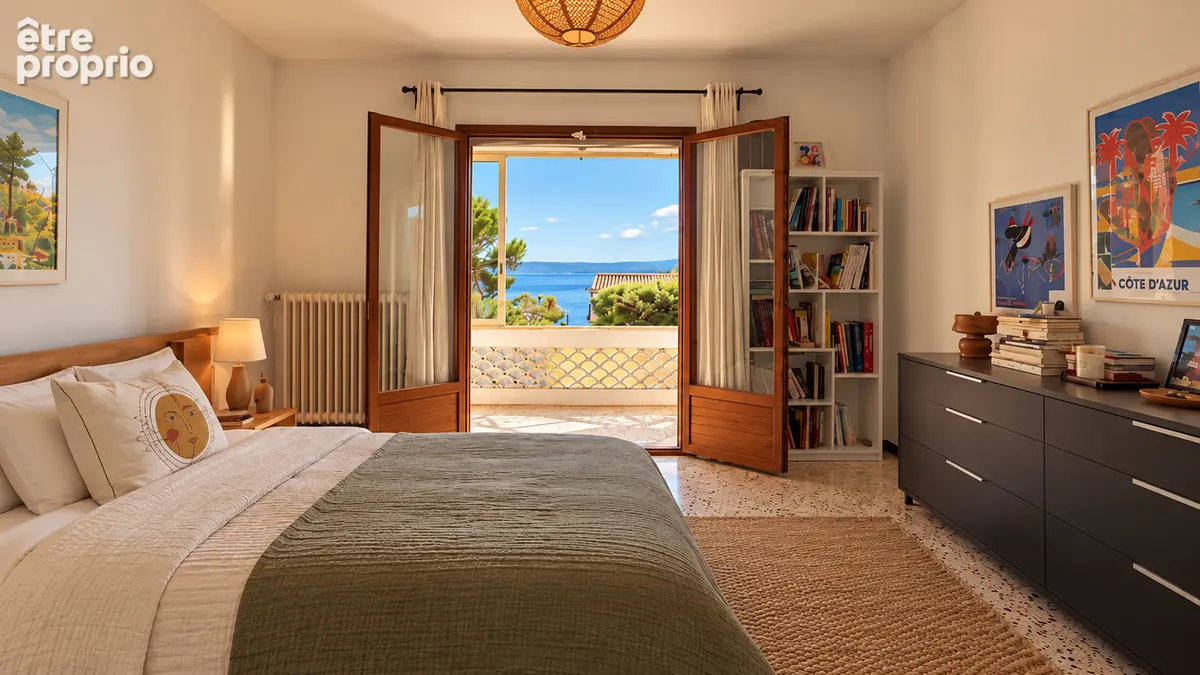 Les issambres villa vue mer fort potentiel a pied du centre et plages - photo 9