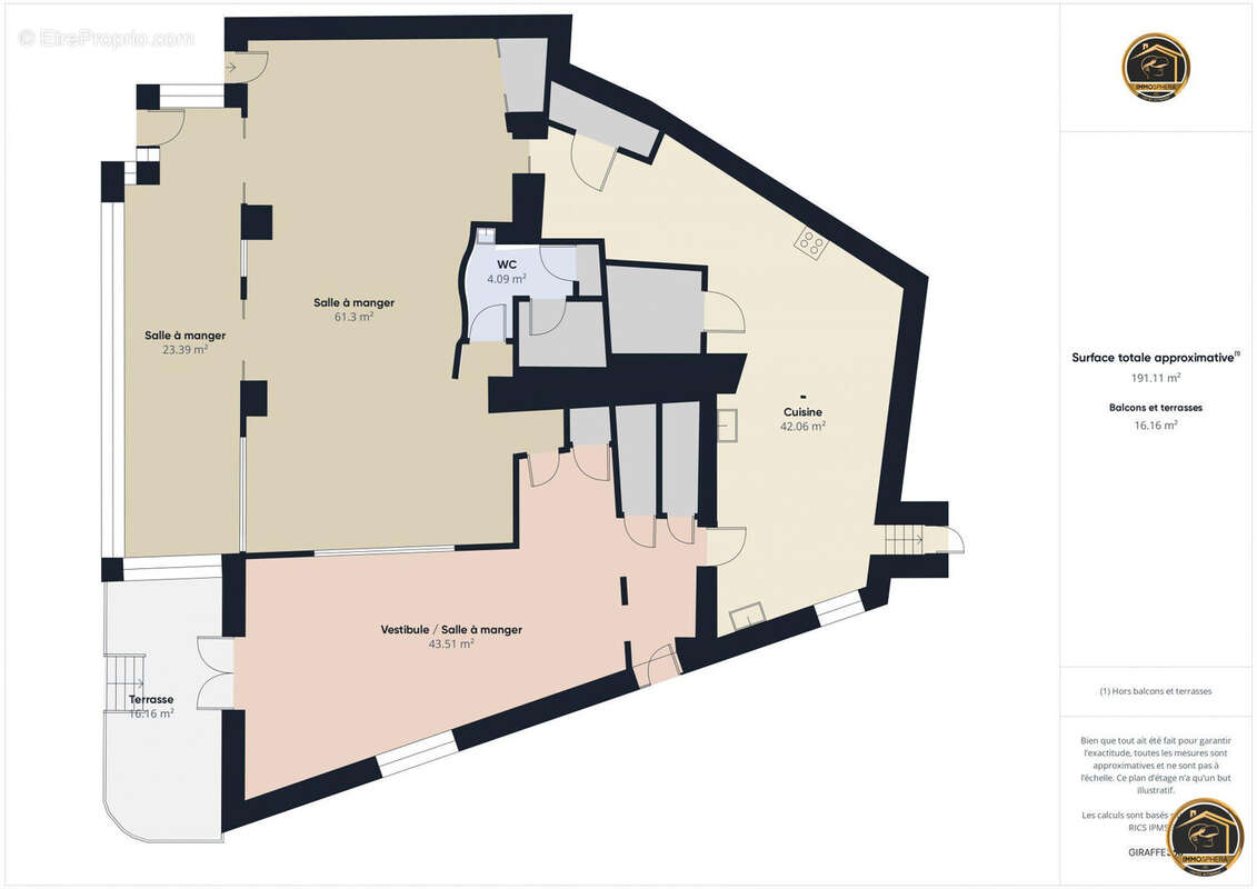 Plan du Restaurant - Autre à BEZIERS
