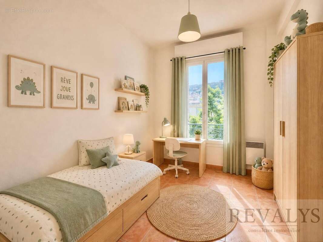 Alpes maritimes (06) - nice centre ville gambetta  proche liberation - a vendre apparteement 3/4 pieces en etage eleve traversan - photo 7