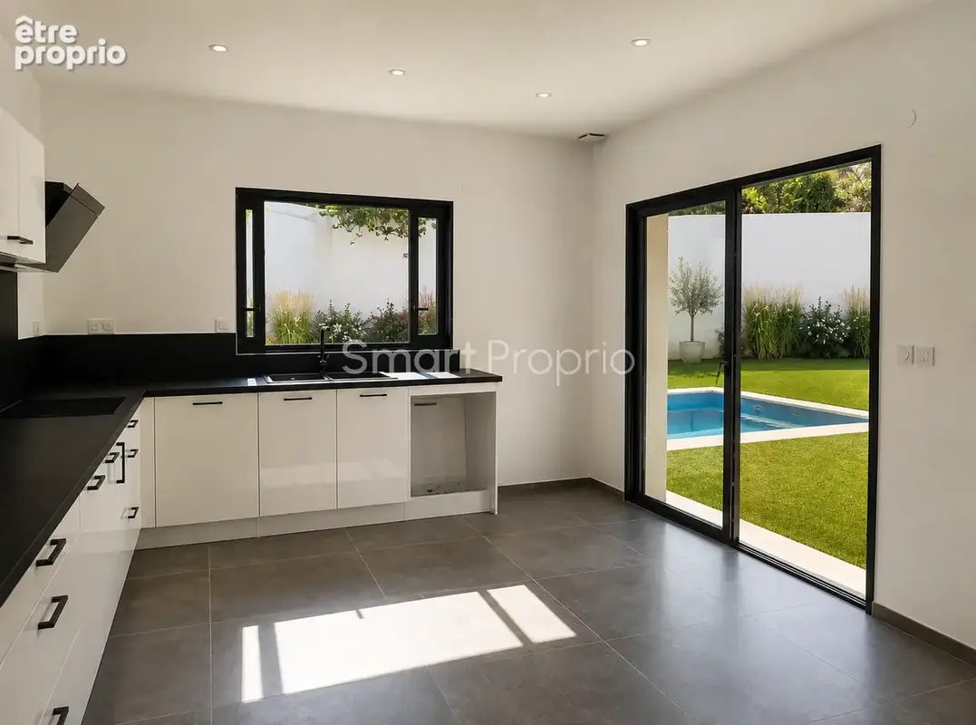 Montelimar 26200 - maison contemporaine de plain-pied - 137 m2 - terrain 730 m2 - 3 chambres - piscine - garag - photo 4