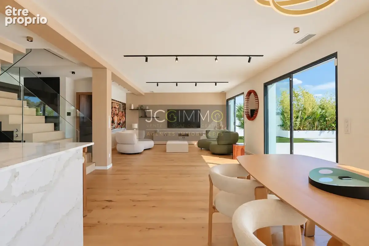 Villa contemporaine neuve   150 m2   terrain 1 200 m2   piscine   vendue entièrement meublée - photo 9