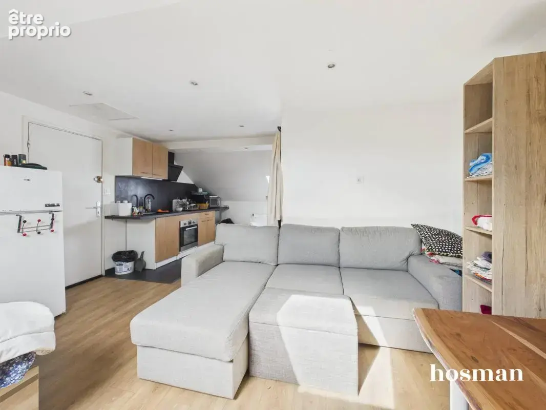 Studio traversant de 30m² - Dernier étage/ faibles charges/ Box possible - Avenue Ledru-Rollin, Tremblay-en-France - photo 1