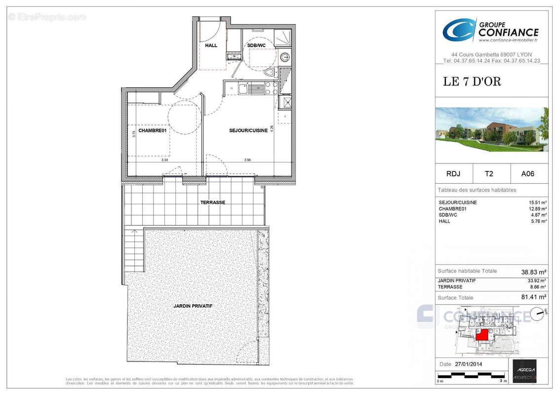 Appartement à OULLINS