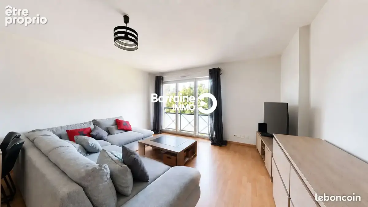 Lorient kerfichant - appartement t2 de 53m² bien expose avec vue sur parc - photo 4