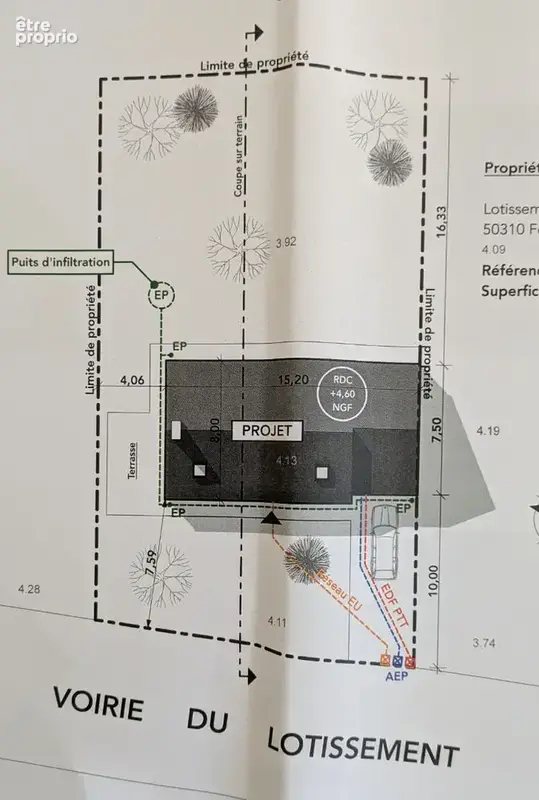 Terrain à bâtir 629 m² - Permis de construire obtenu - photo 5
