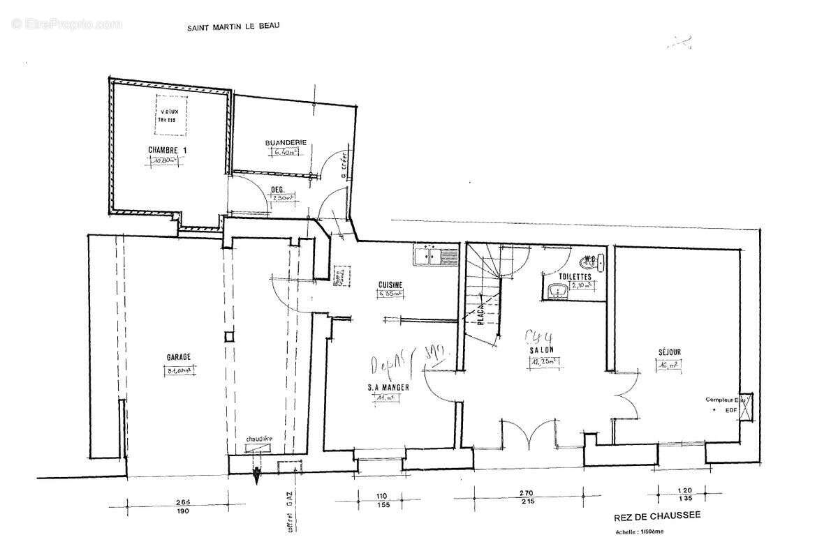 Maison à SAINT-MARTIN-LE-BEAU