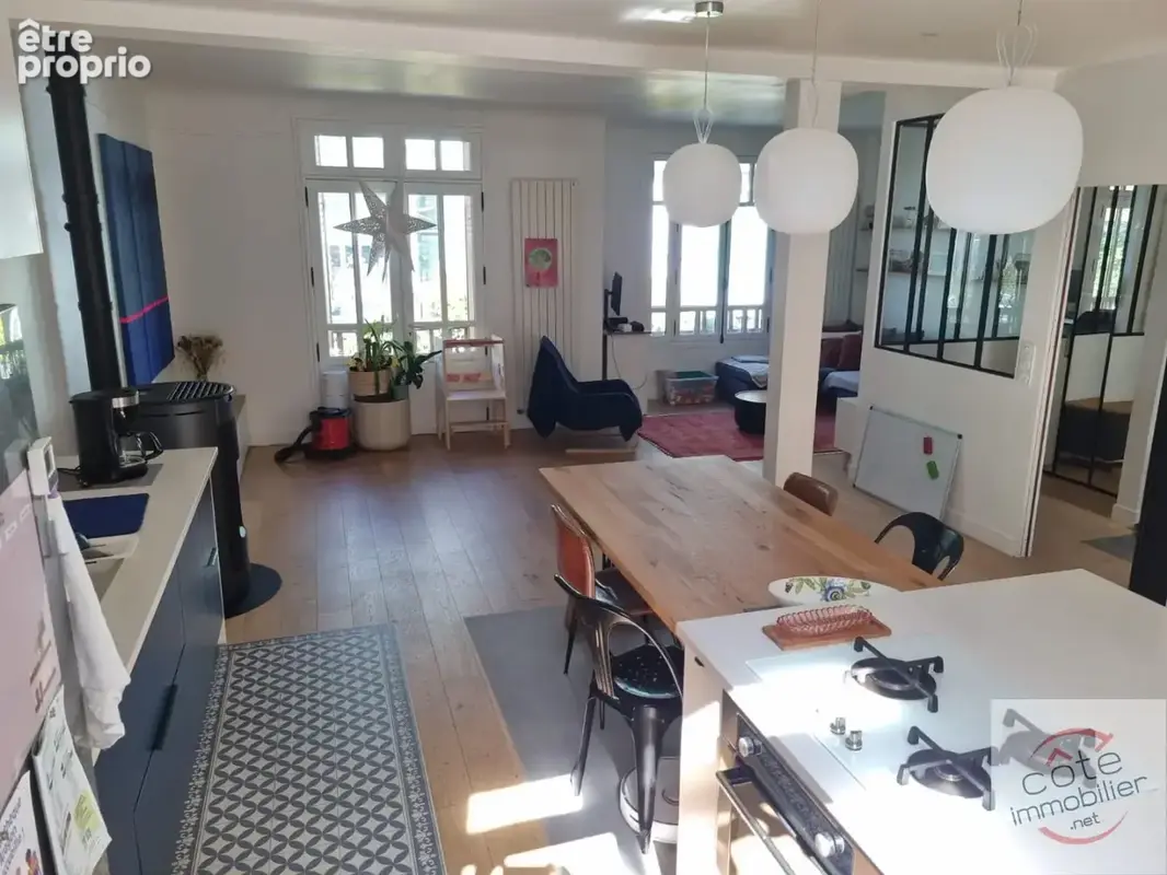 Bagneux  a 3 klm de paris a vendre maison de ville meuliere 5 pieces principal sur terrain 150m² - photo 4