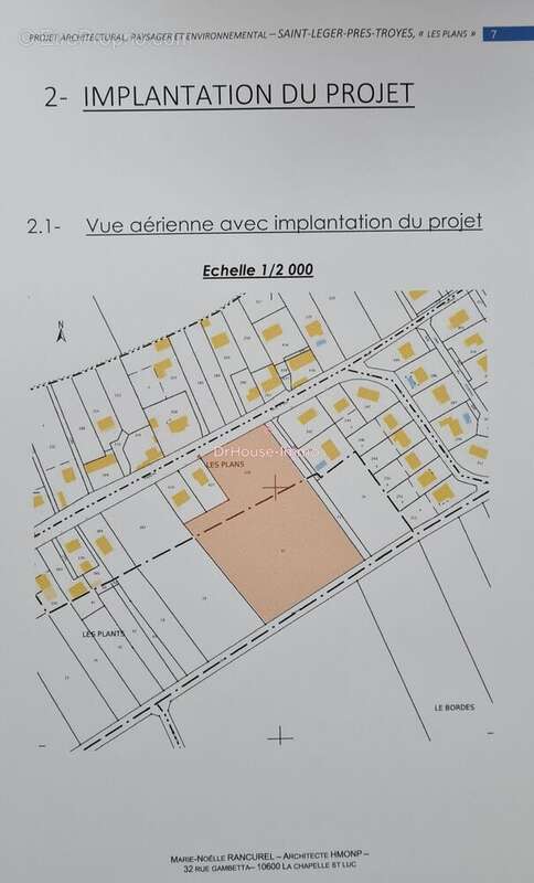 Terrain à SAINT-LEGER-PRES-TROYES