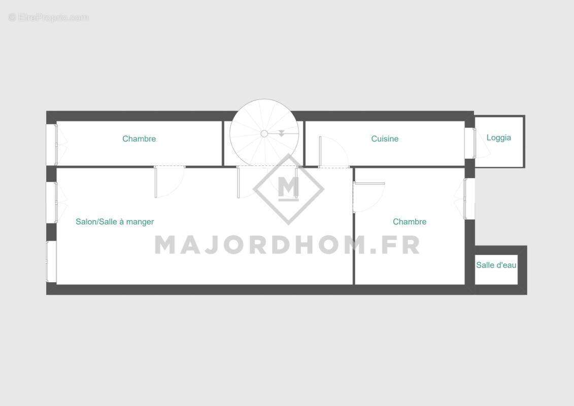 Vente T3 de 53 m² proche de l'Eglise des Réformés 13001 - photo 11