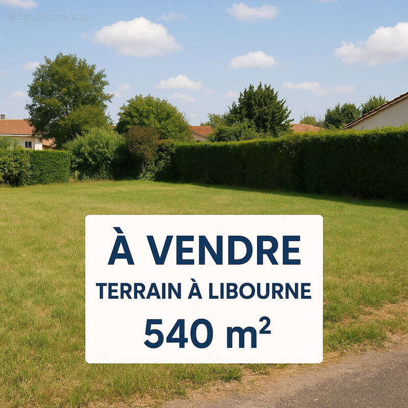 Terrain à LIBOURNE