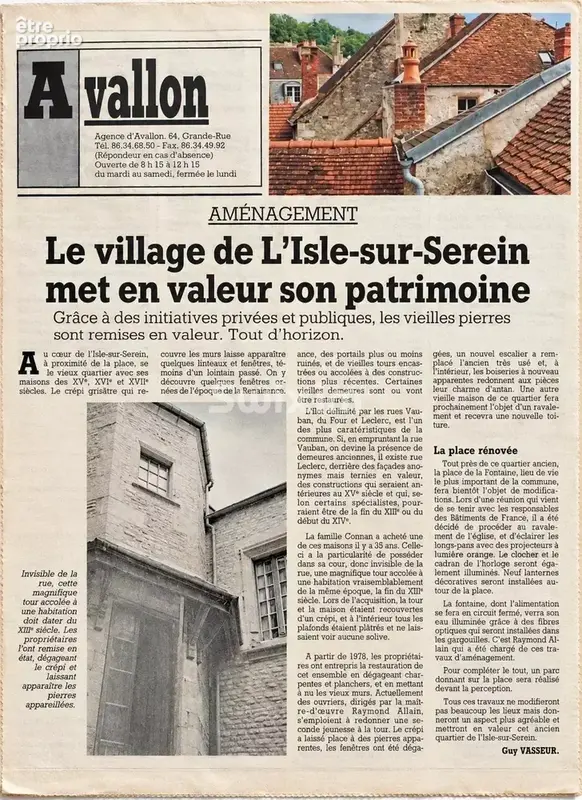 L'isle-sur-serein – une tour du xiiiᵉ siècle, cinq chambres et 271 m² d'histoire à habiter - photo 20