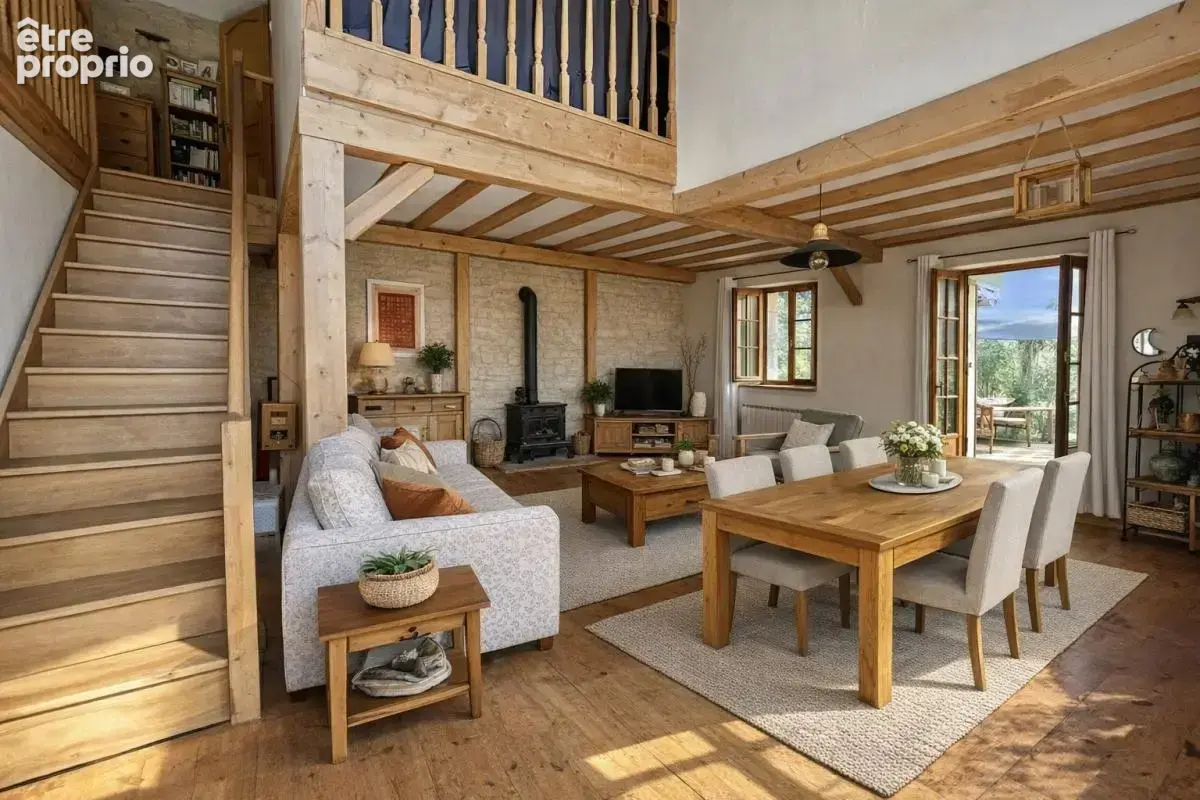 maison type longère en 2 parties avec gite ou autre activité - photo 3