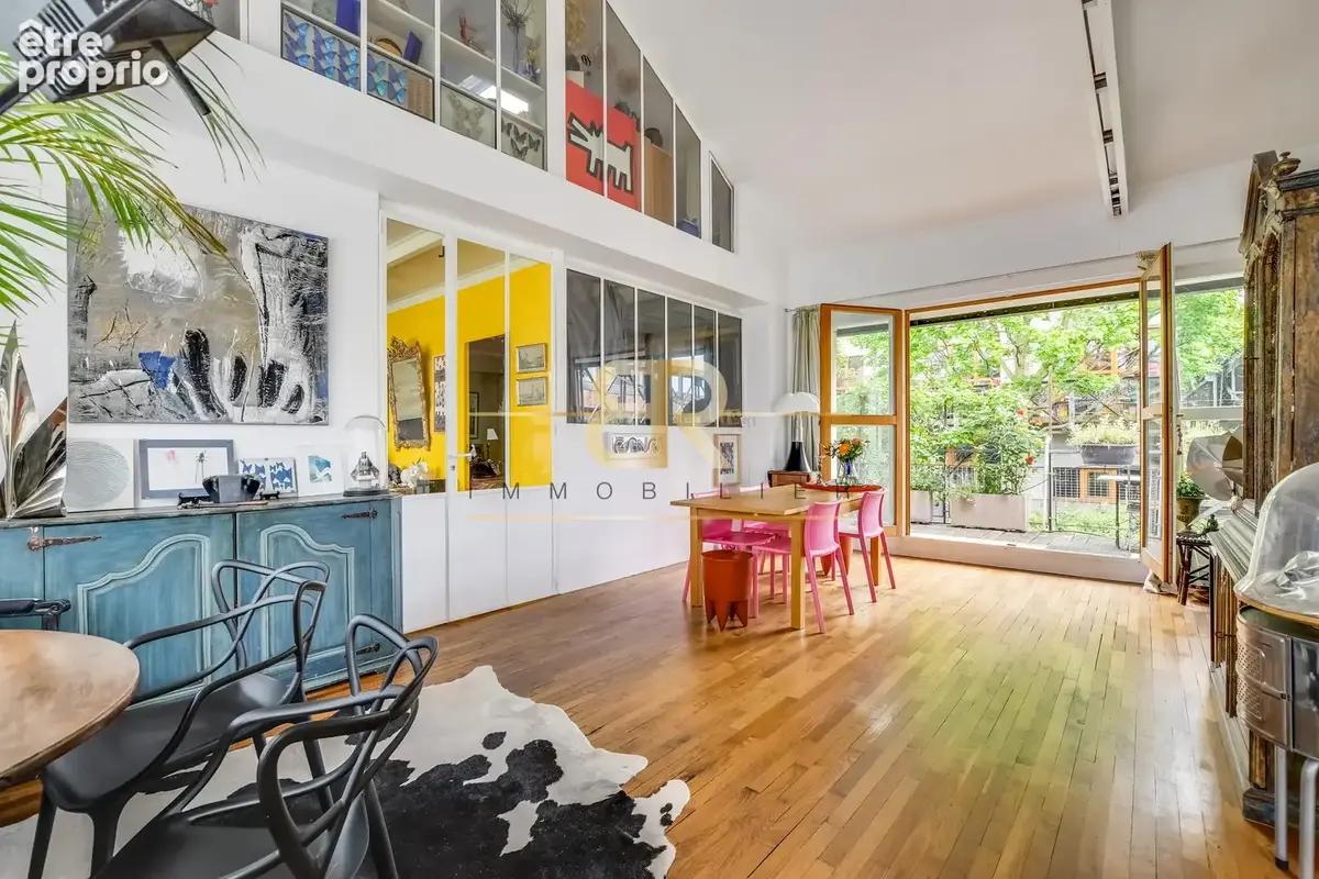 Maison/loft sur trois niveaux (170m2), calme, lumineuse, dans un cadre verdoyant - photo 3
