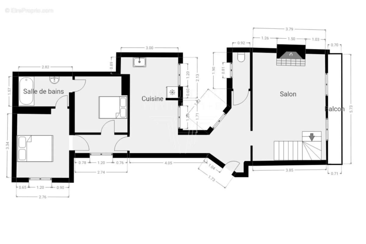 Appartement à LEVALLOIS-PERRET