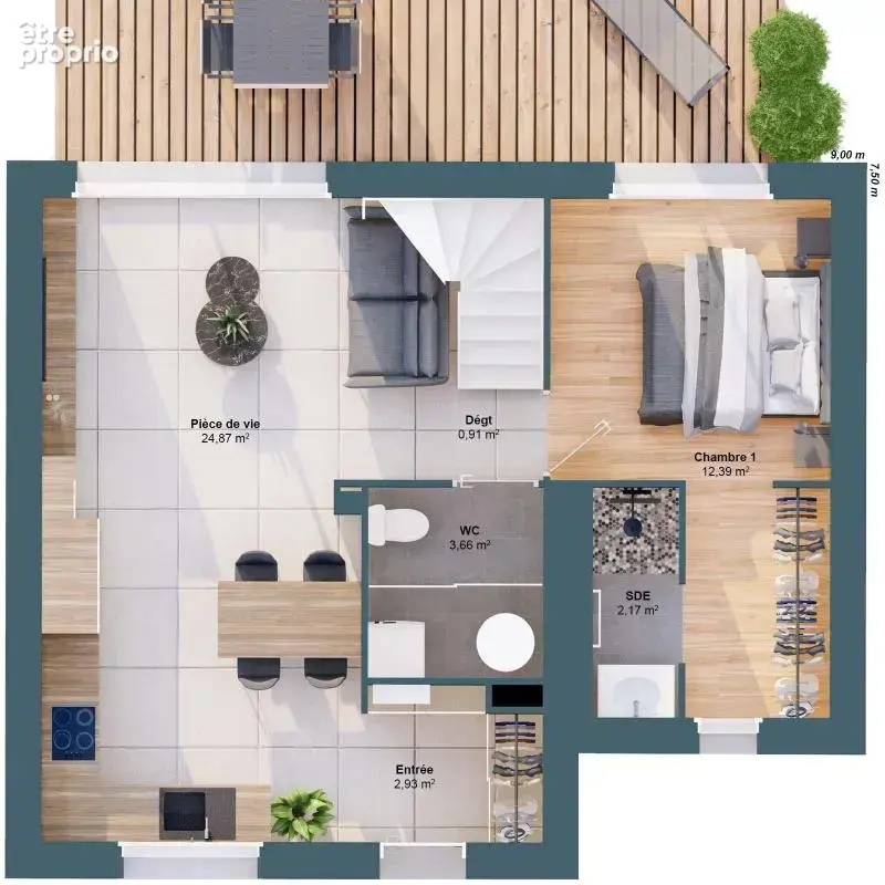 Maison 5 pièces 77 m2 - photo 3