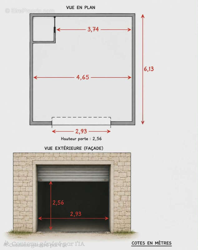 Garage/grange + morceau de terrain - photo 2