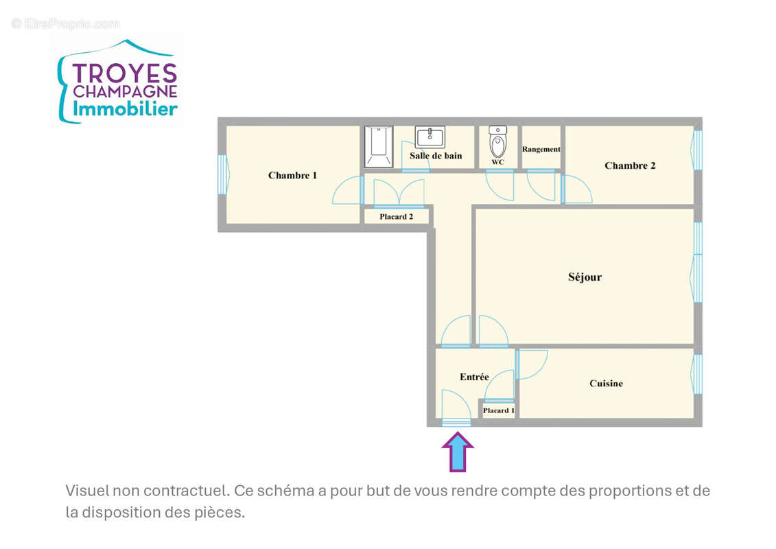 Appartement à LA CHAPELLE-SAINT-LUC