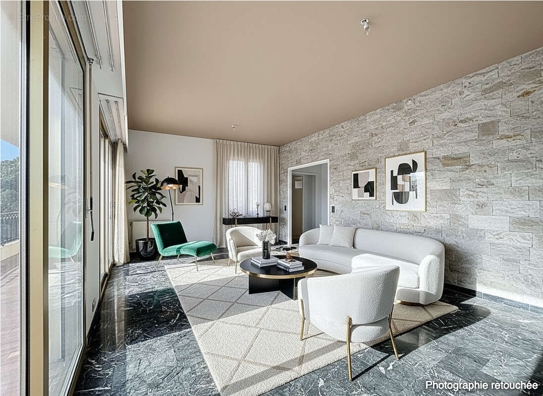 Appartement Cimiez 4 pièces 105 m2 avec une grande terrasse - photo 2