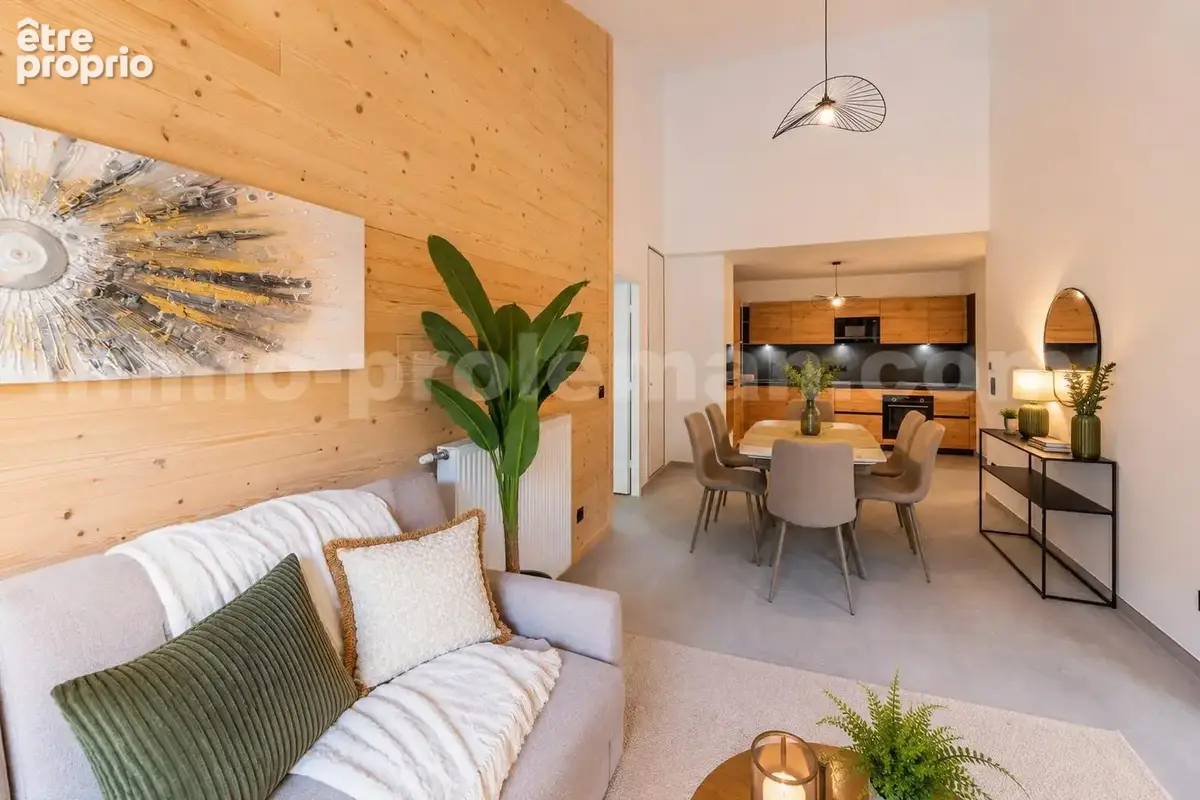 Appartement_T3_Les_Gets_station_ski_Suisse_direction_GENELVE_investissement_vente_séjour_salon_ - Appartement à LES GETS
