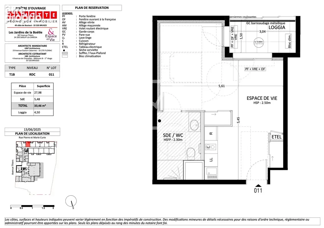 Residence senior _ les jardins de la boetie _ studio 33.86 m2 avec loggia de 4.5 m2 - photo 3