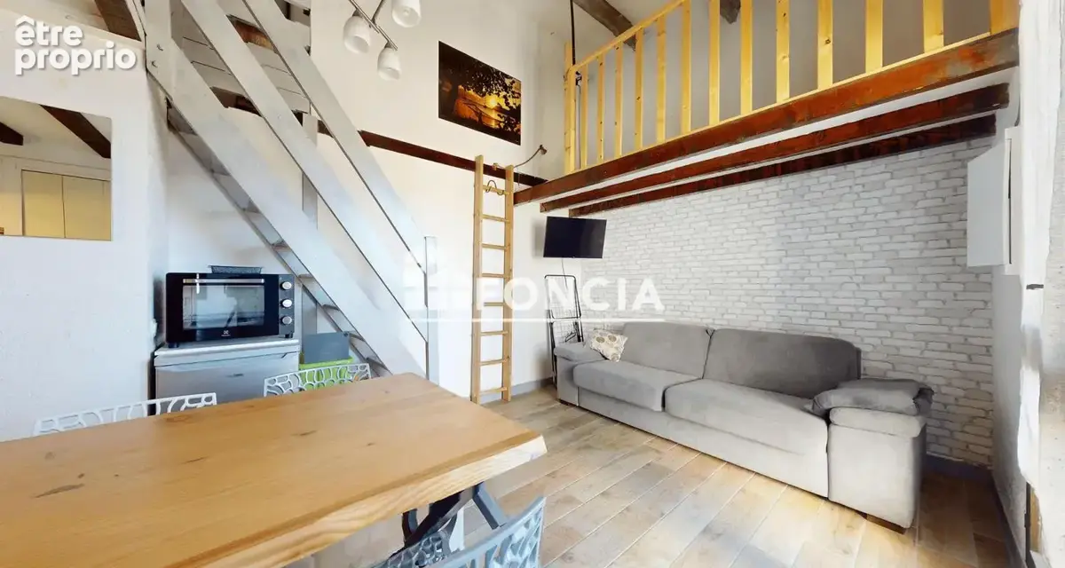 F2 mezzanine renove avec terrasse - photo 4