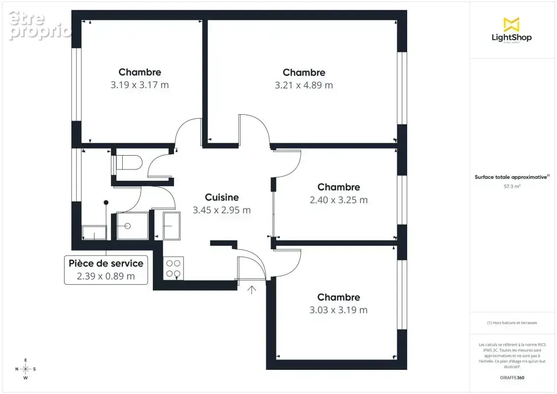 Appartement 4 pièces de 58,6 m² - Traversant, Idéal Investissement - Rue Jean Zubieta, Talence - photo 15