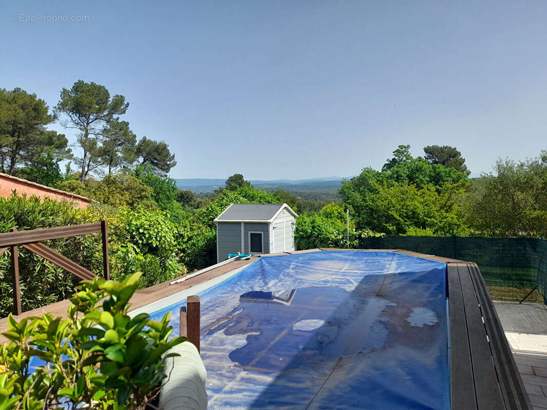 Le Thoronet : charmante villa au calme avec vue et piscine sur terrain clos - photo 7