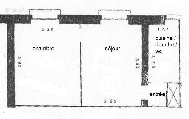 Appartement à PARIS-18E