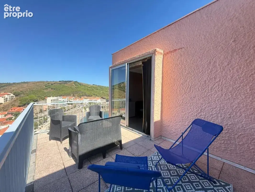 Banyuls sur mer, grand t2 de 51 m2 avec vue - photo 2