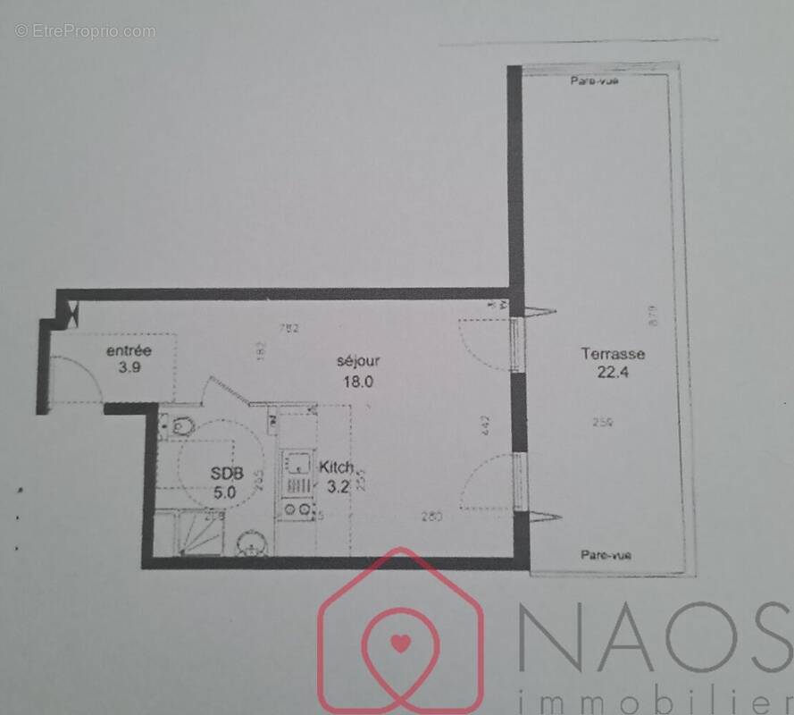 Appartement à L'ILE-SAINT-DENIS
