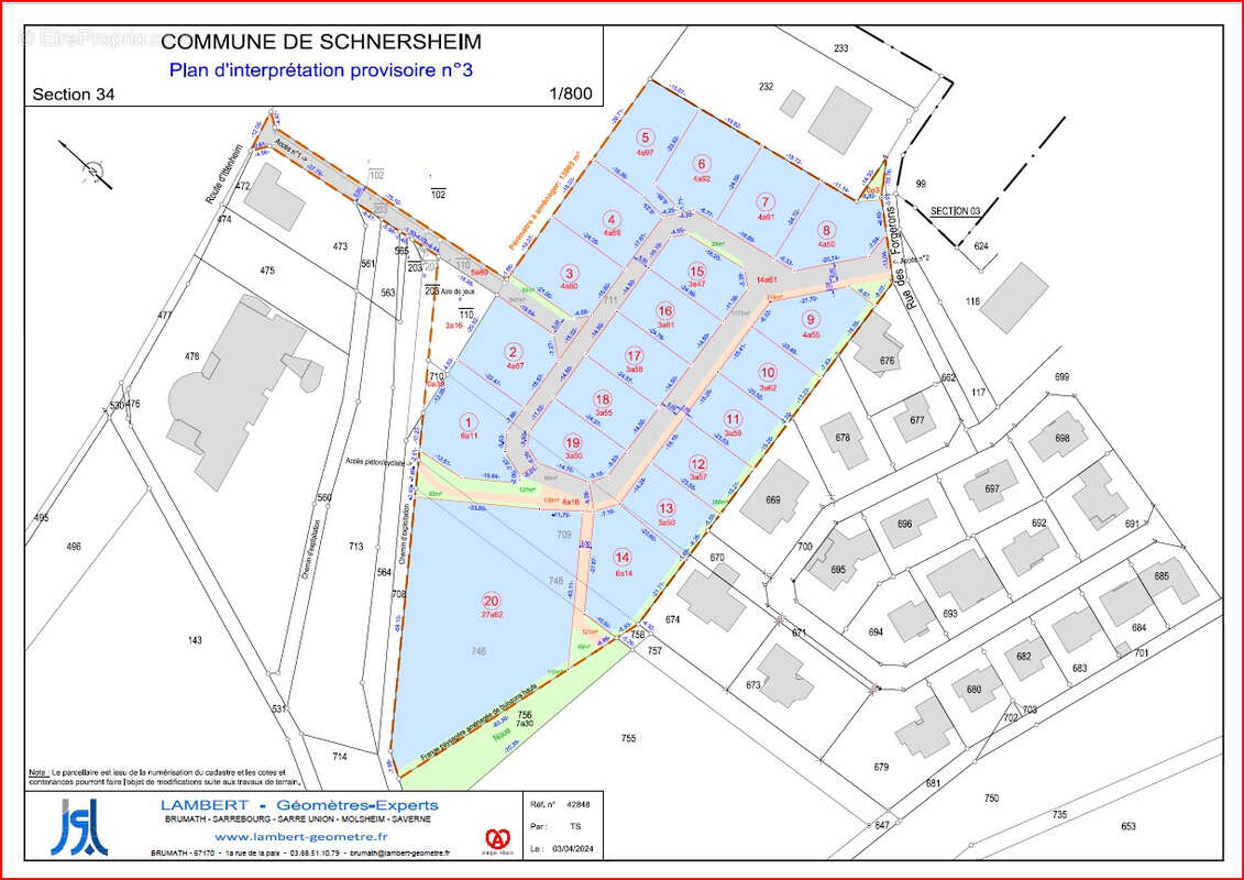 Terrain à SCHNERSHEIM