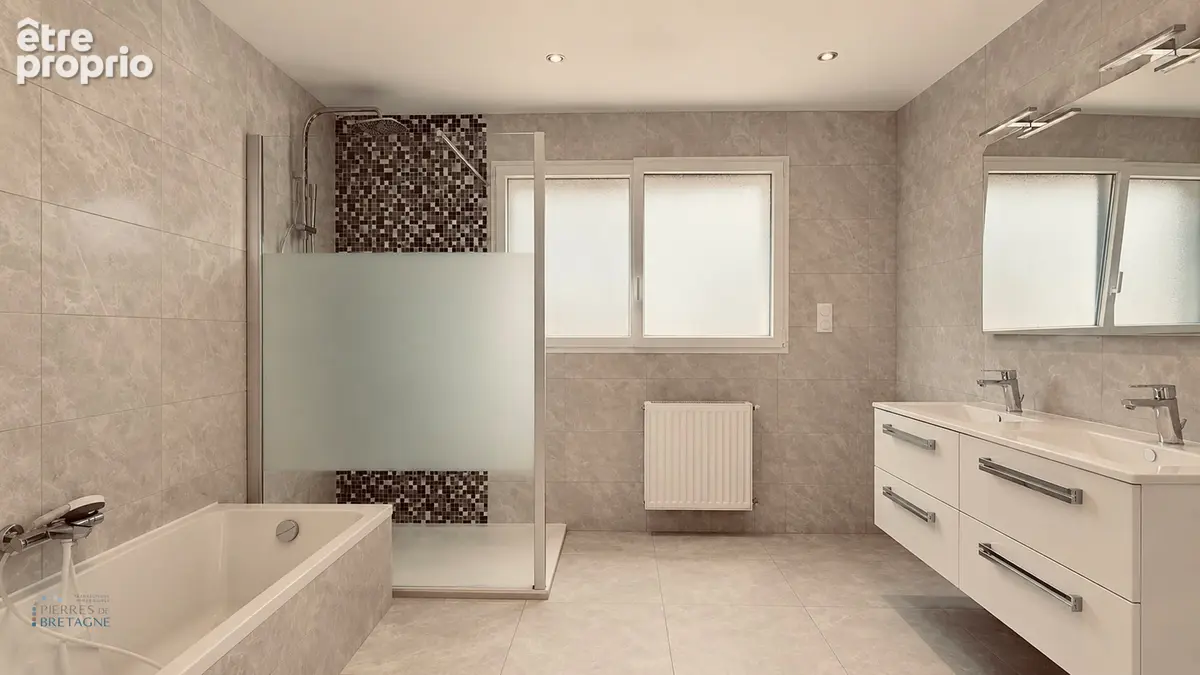 Maison contemporaine - 146,05 m2 - terrain 661 m2 - SAINT-RENAN - photo 9