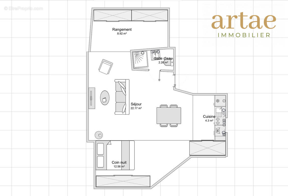 Appartement 28 m² à Lyon-9e  - photo 6