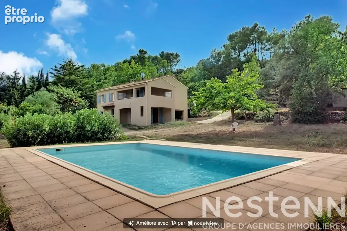 Maison Lorgues de 162 m2 avec piscine 10x6  et garage sur un terrain de 7567m2 - photo 2