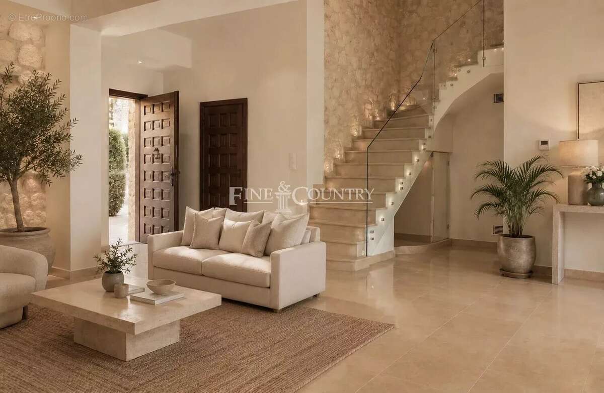 Vente villa de prestige à Saint Paul de Vence vue village et mer - photo 3