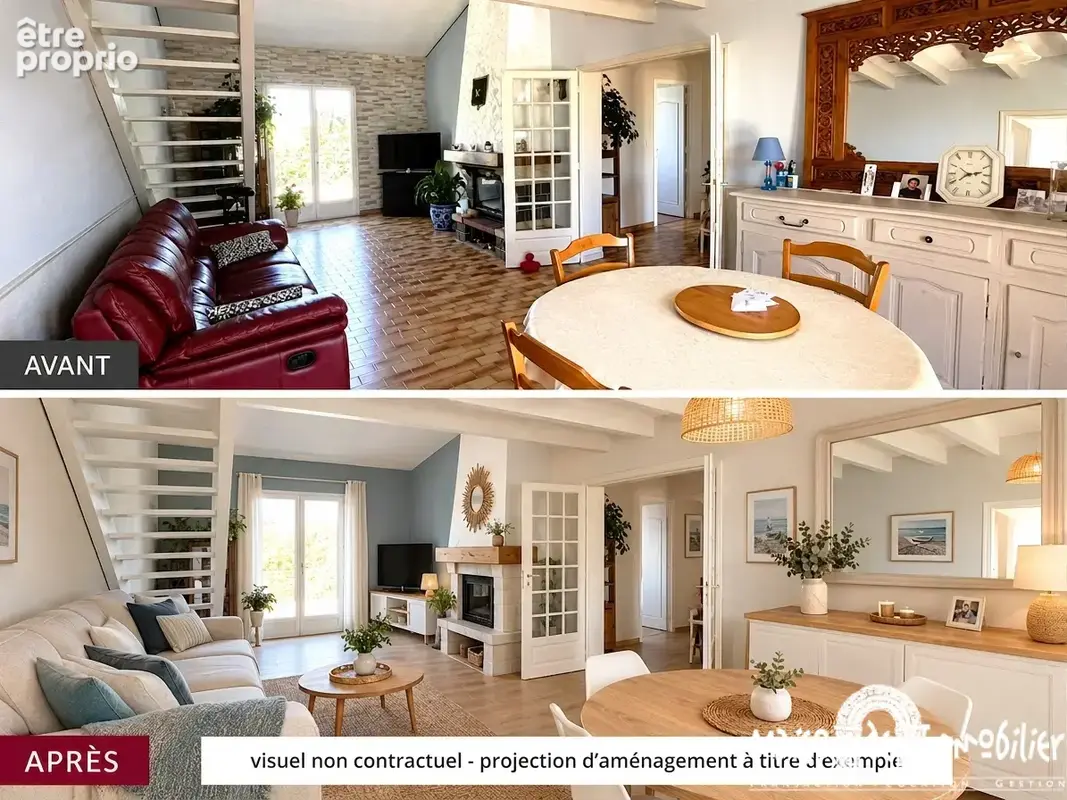 A vendre à MESCHERS SUR GIRONDE - SUD ROYAN (Charente Maritime) - Lumineux pavillon - 5 pièces - Jardin et garage - photo 2