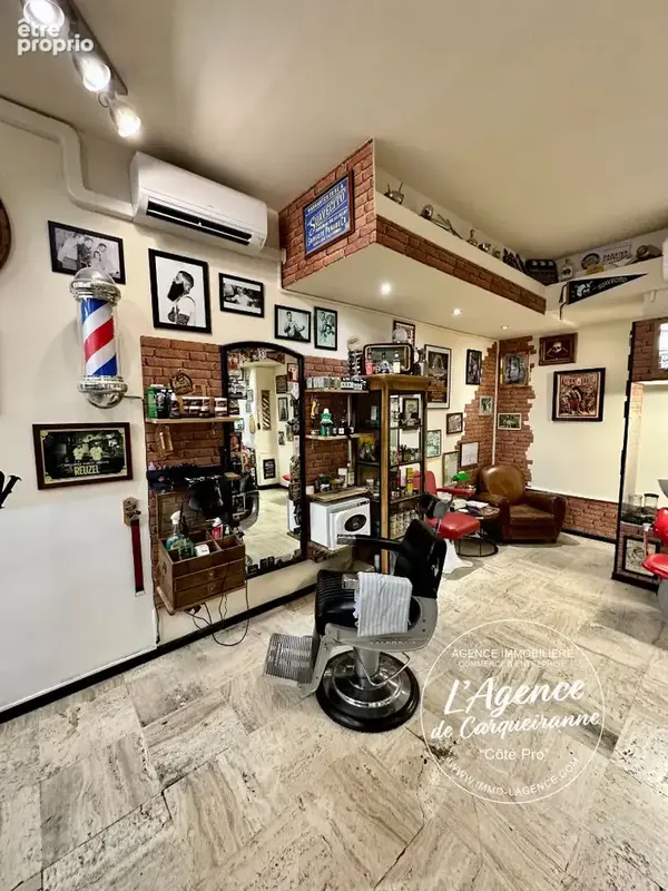 Fonds de commerce salon de coiffure barbier 55 m2 idealement situe dans le centre ville de hyeres - photo 11
