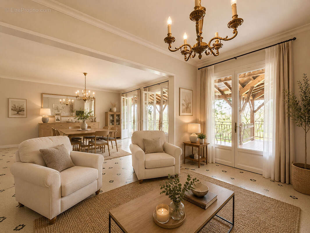 Située à Castelmoron-sur-Lot, au coeur d'un quartier calme et recherché, cette agréable maison de plain-pied offre une surface h - photo 4