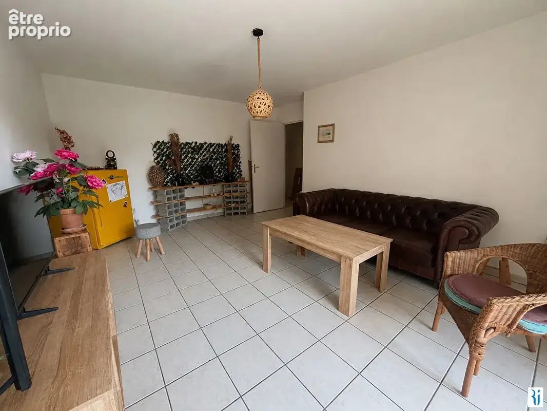 A vendre Rouen Rive Gauche F3 63m²  balcon parking - photo 4