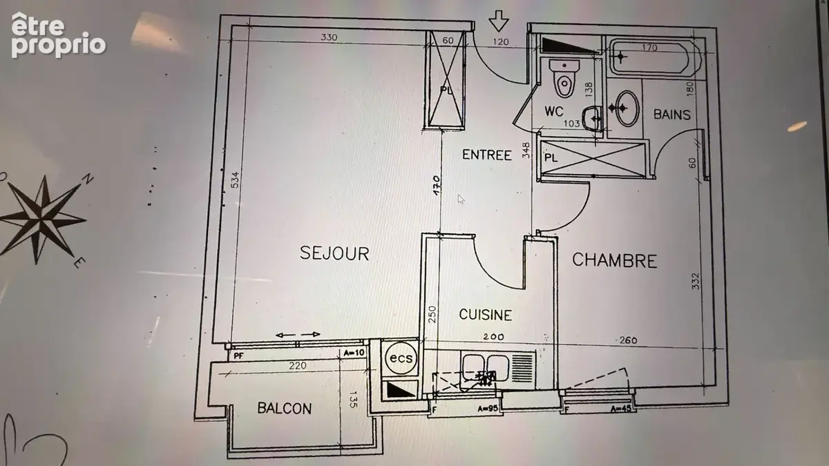 Appartement Paris 2 pièce(s) 43 m2 - photo 7
