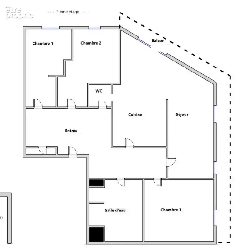 La Défense - 4P 80 m²  avec balcon - Immeuble 2020 - photo 2