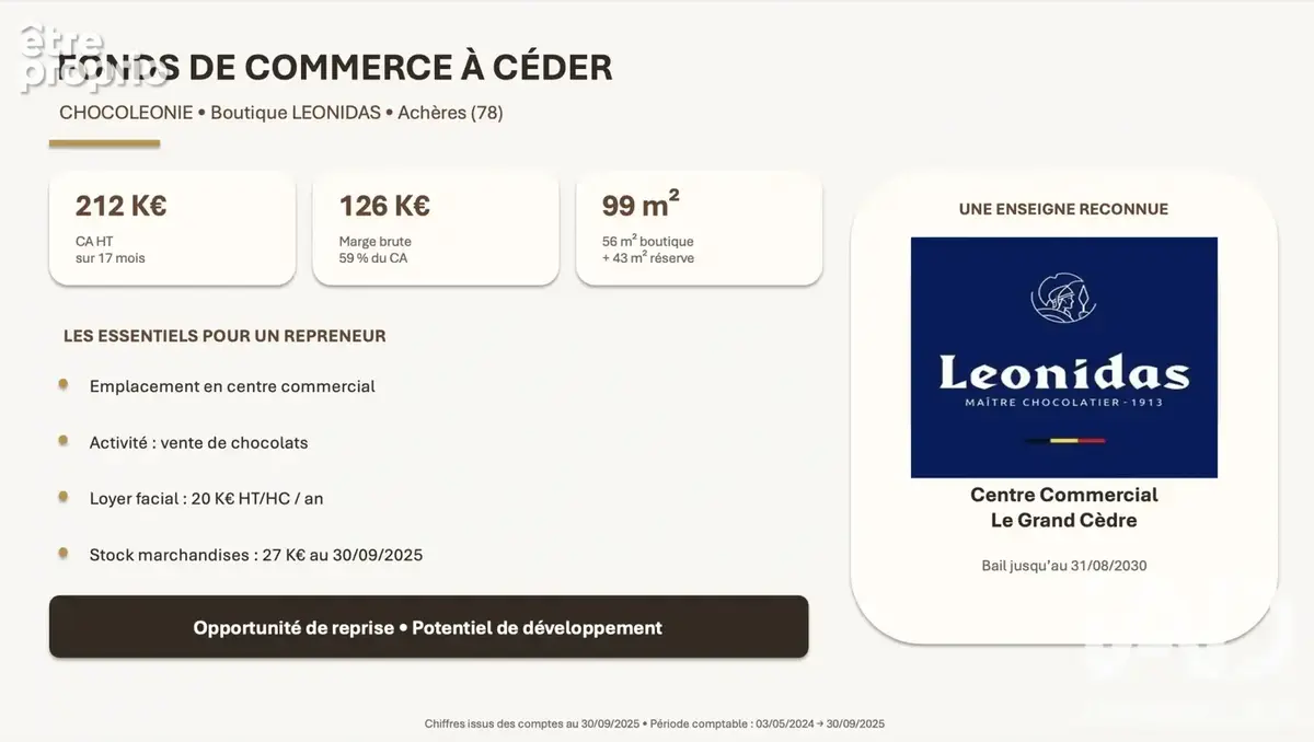 Photo 1 - Commerce à ACHERES