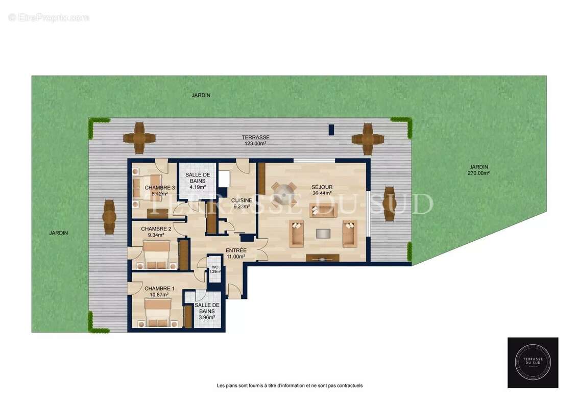 Vente Appartement 4 Pièces, 95 m2 avec 390 m2 de Terrasse et Jardin, Garage - Quartier La Plage - Marseille 8 - photo 4