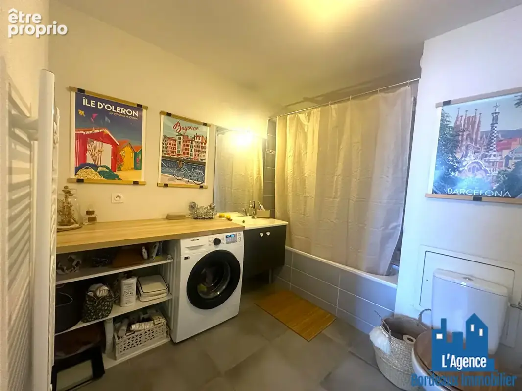 Exclusivité !!! bruges - tasta - appartement type 2 - dernier etage - terrasse - parking couvert - cellier - vendu loué - sébast - photo 4
