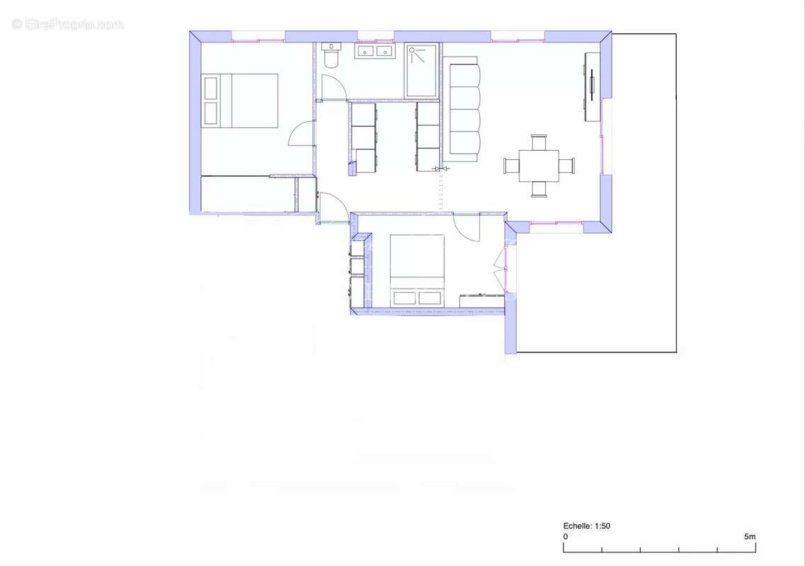 T3 rénové avec Terrasse, jardin &  parking. - photo 7