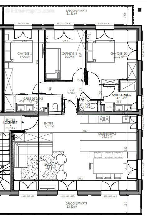 Photo 5 - Appartement à CREST-VOLAND