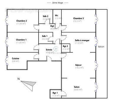 Appartement à ASNIERES-SUR-SEINE